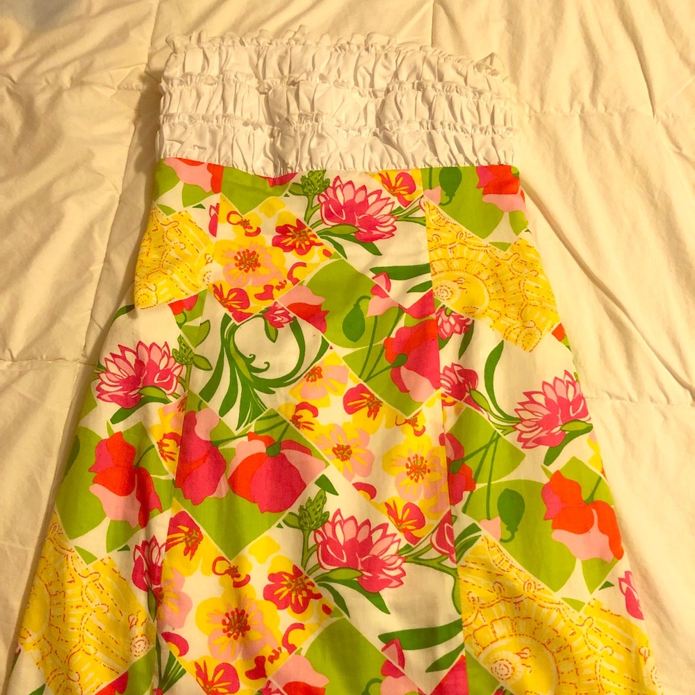 Lily Pulitzer strapless dress